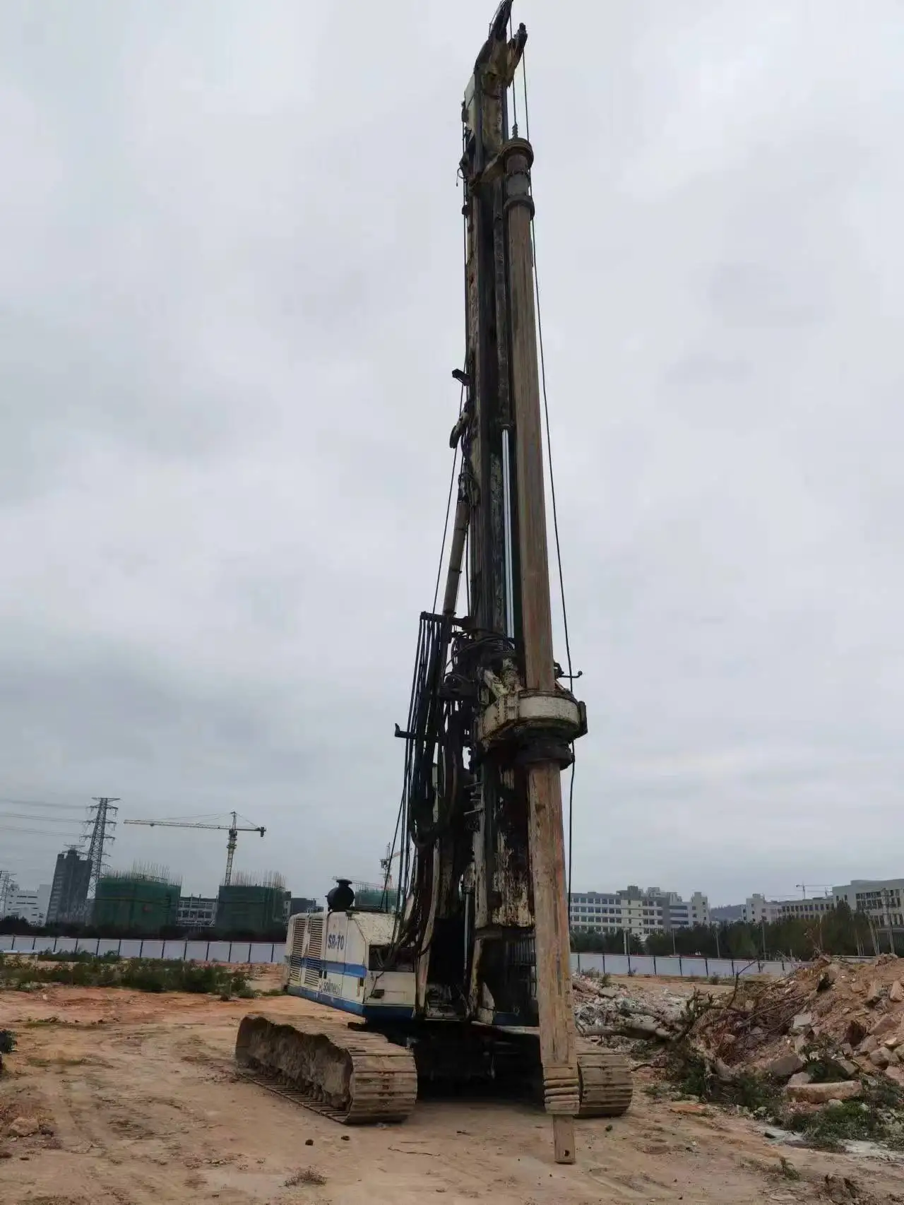 Used Construction Rotary Drilling Rig SOILMEC SR70 Bore Hole Piling Rig ...