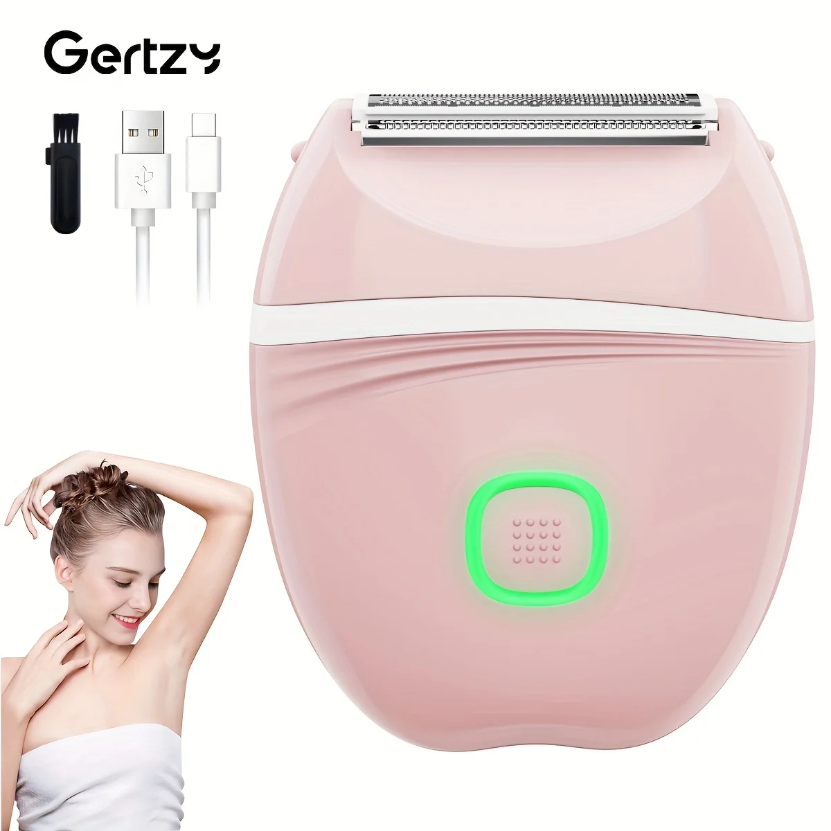 USB New Model Lady Shaver Charging for Women Home Shaving Painless Full Body Epilator with Foil Electric Shaver