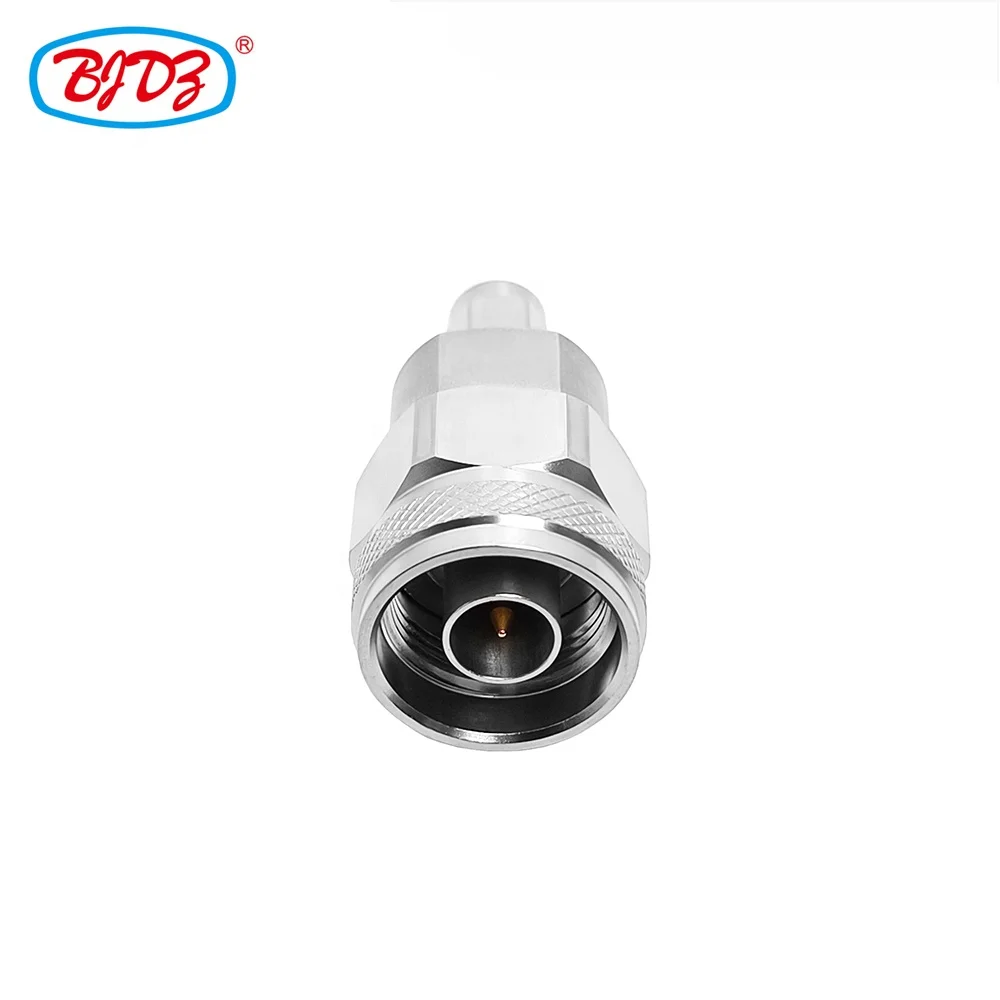 TNC Male Plug To N Type Male Plug Adapter - Straight RF Coaxial Cable Connector (M/M)