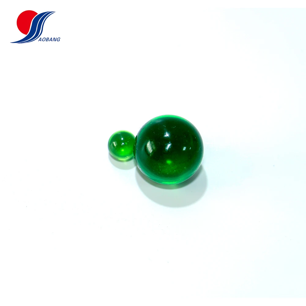 Новый оптовый прозрачный зеленый стеклянный мраморный шар для ребенка из Китая aobang