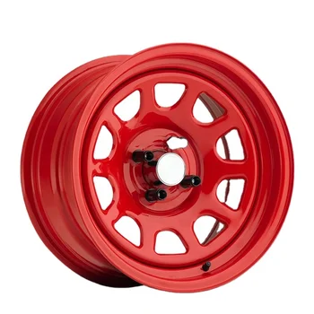 Steel Rims Red Daytona Red Steel Wheels 4x4 Offroad 5x139.7 Durable Rims For Suv - Buy ...