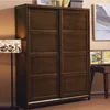 Walnut color.