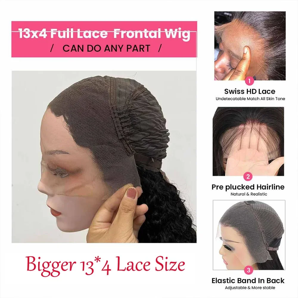 Honey Blonde Stripe Brown Lace Frontal Human Hair Wigs Transparent 13x4 Full Lace Front Body Wave Bob Wig Pre Plucked_voghion.com