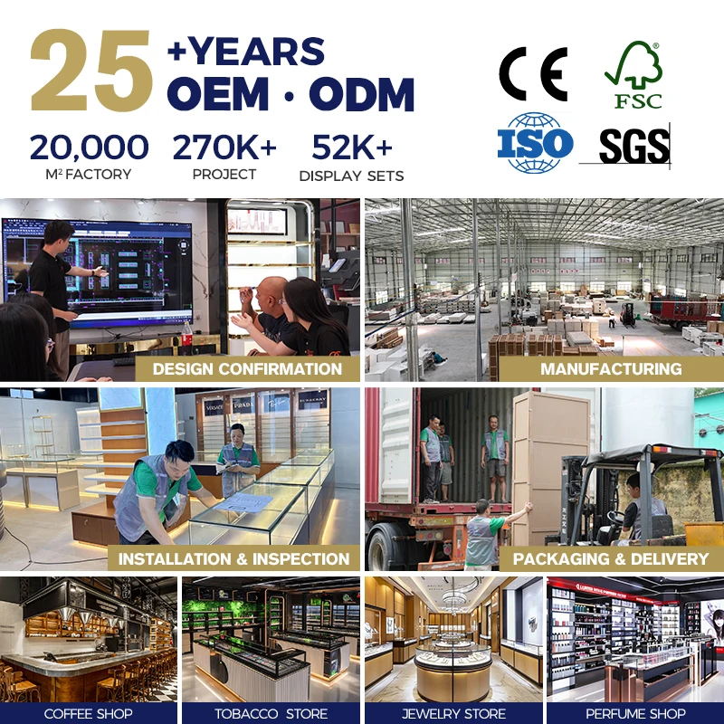 Factory High Quality Mobile Phone Display Stand for Cell Phone Shop Interior Design  Phone Repair Store Counter