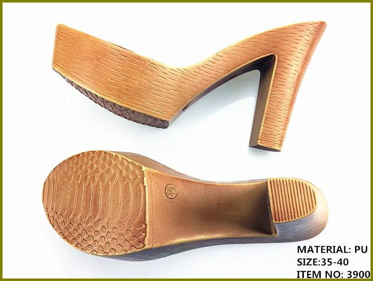 Pu Wedge Sole for Lady Sandals