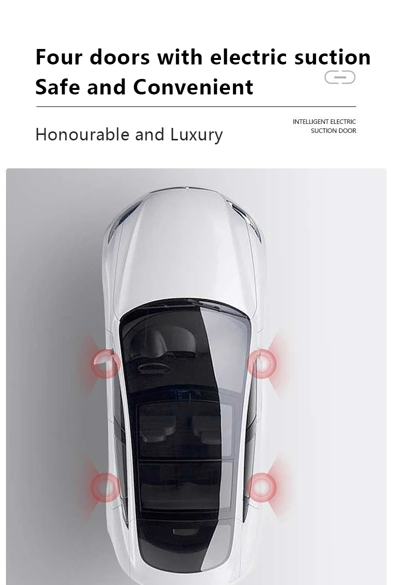 Four Doors Electric Suction Door Soft Closing Sliding System Soft