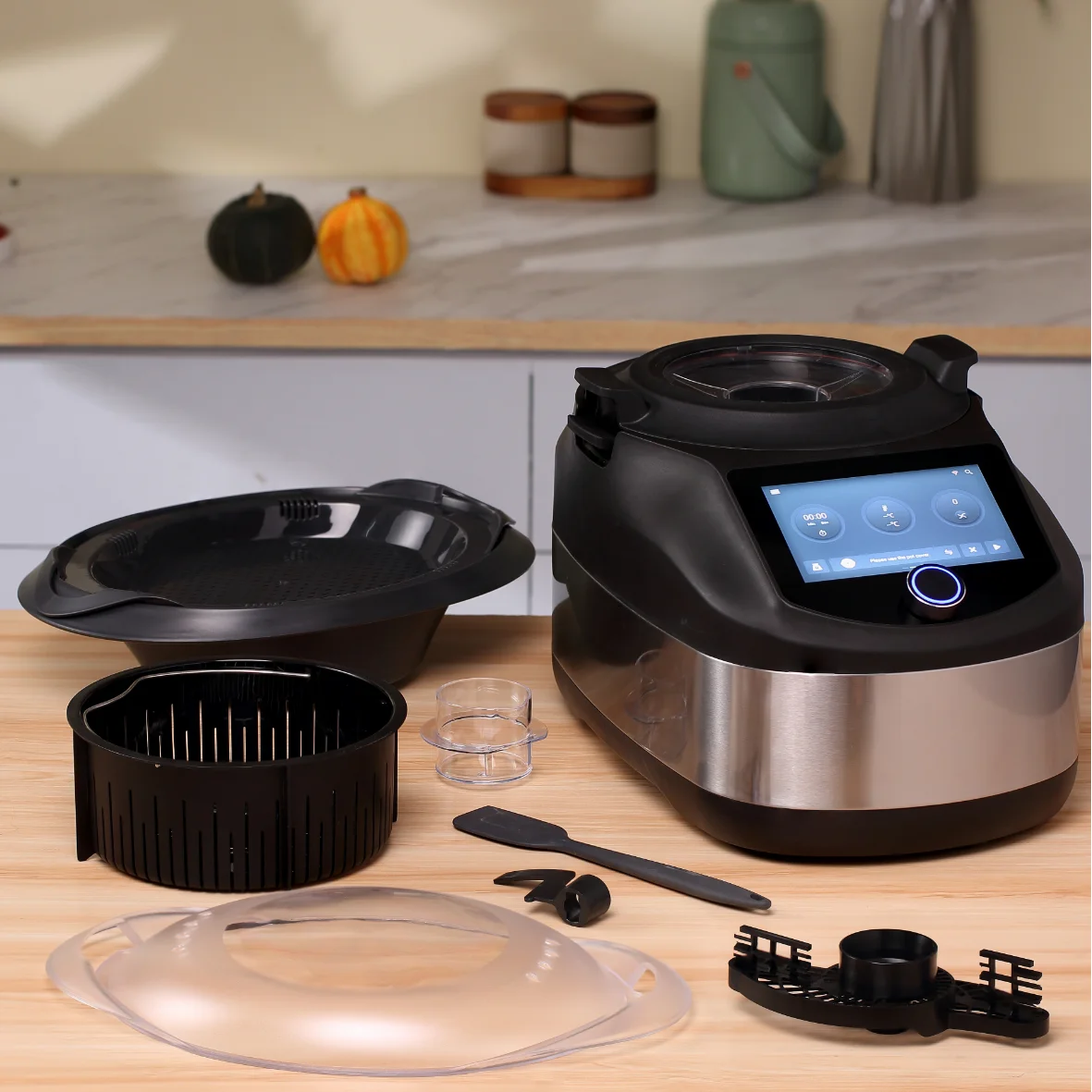 Multi-function Thermomixer Electric Smart Kitchen All in One Cooking  Robot Food Processor