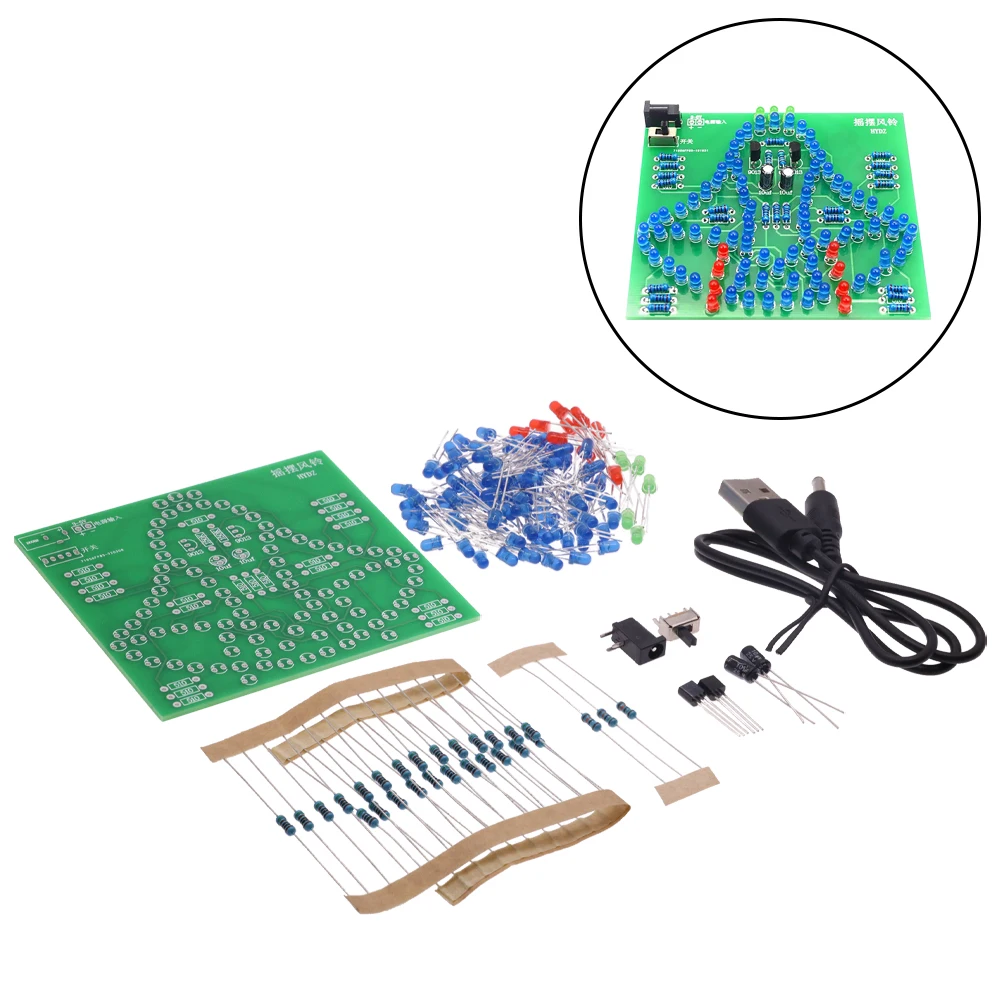 Laboratory Diy Wind Bell Fun Soldering Electronic Swing Bells Wind