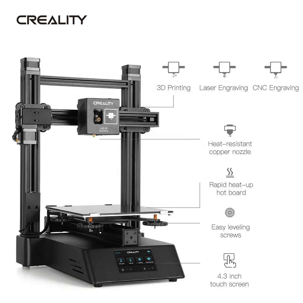 Creality CP-01 Laser Engraving 3D Desktop FDM Printing Machine Digital 3D Printers