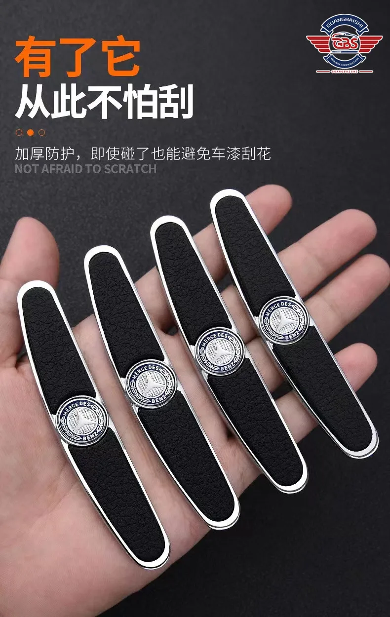 2023 New High-grade Metal Silicone Body Anti-collision Decorative Strip Door Anti-collision Strip