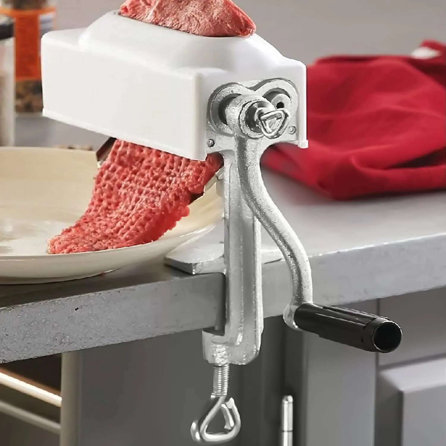 Meat Tenderizer Hand Cuber Steak Machine Flatten Beef Clamp Kitchen Machine  Tool