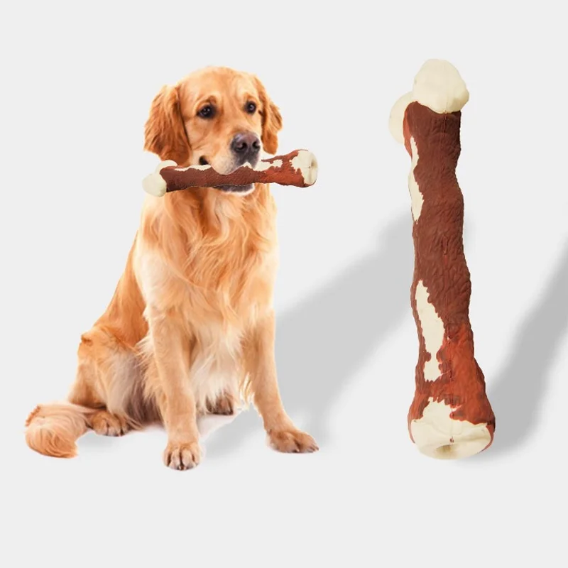 flavored rubber dog bones