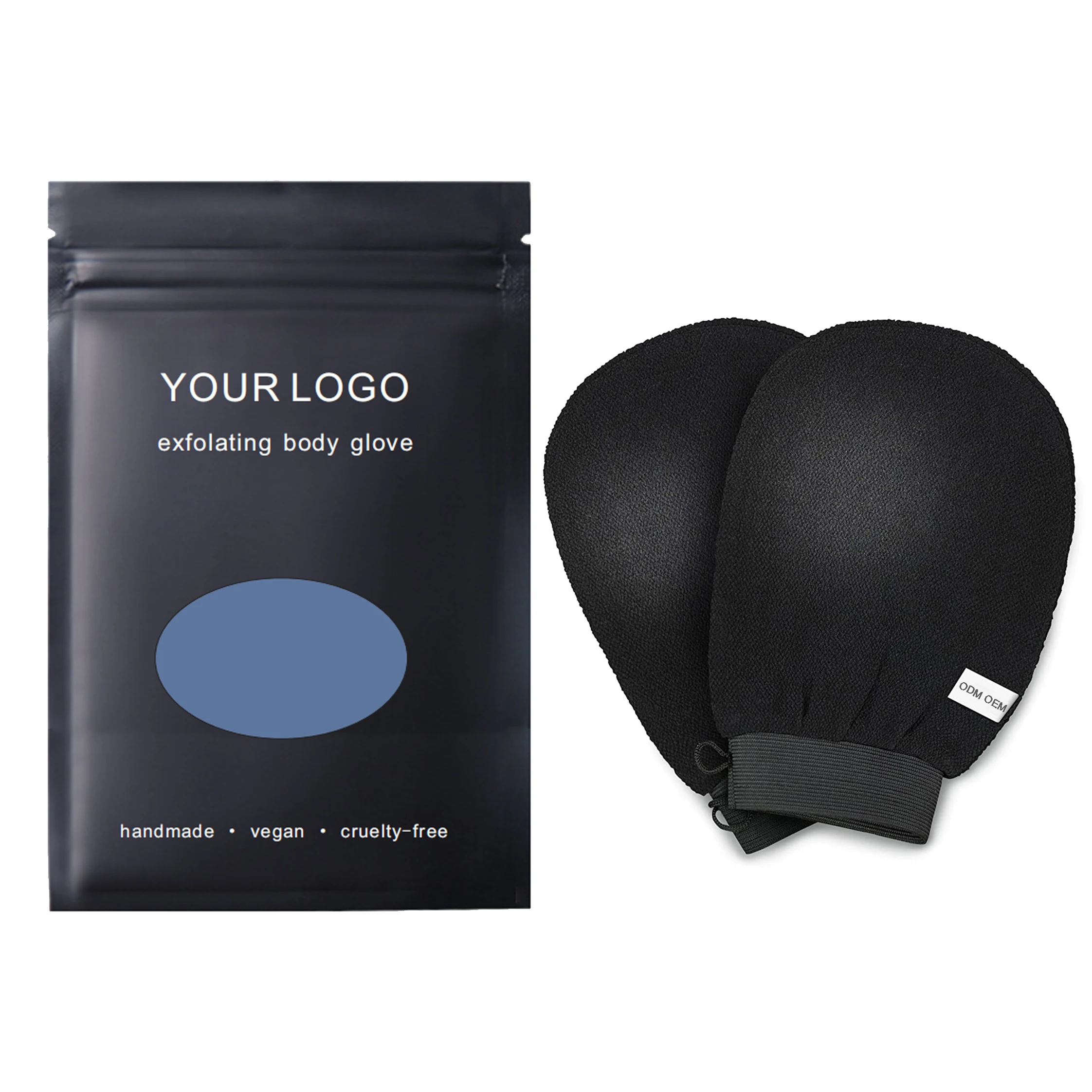 Premium Quality Exfoliating Mitt Body Wash Scrub Glove Deep Cleansing