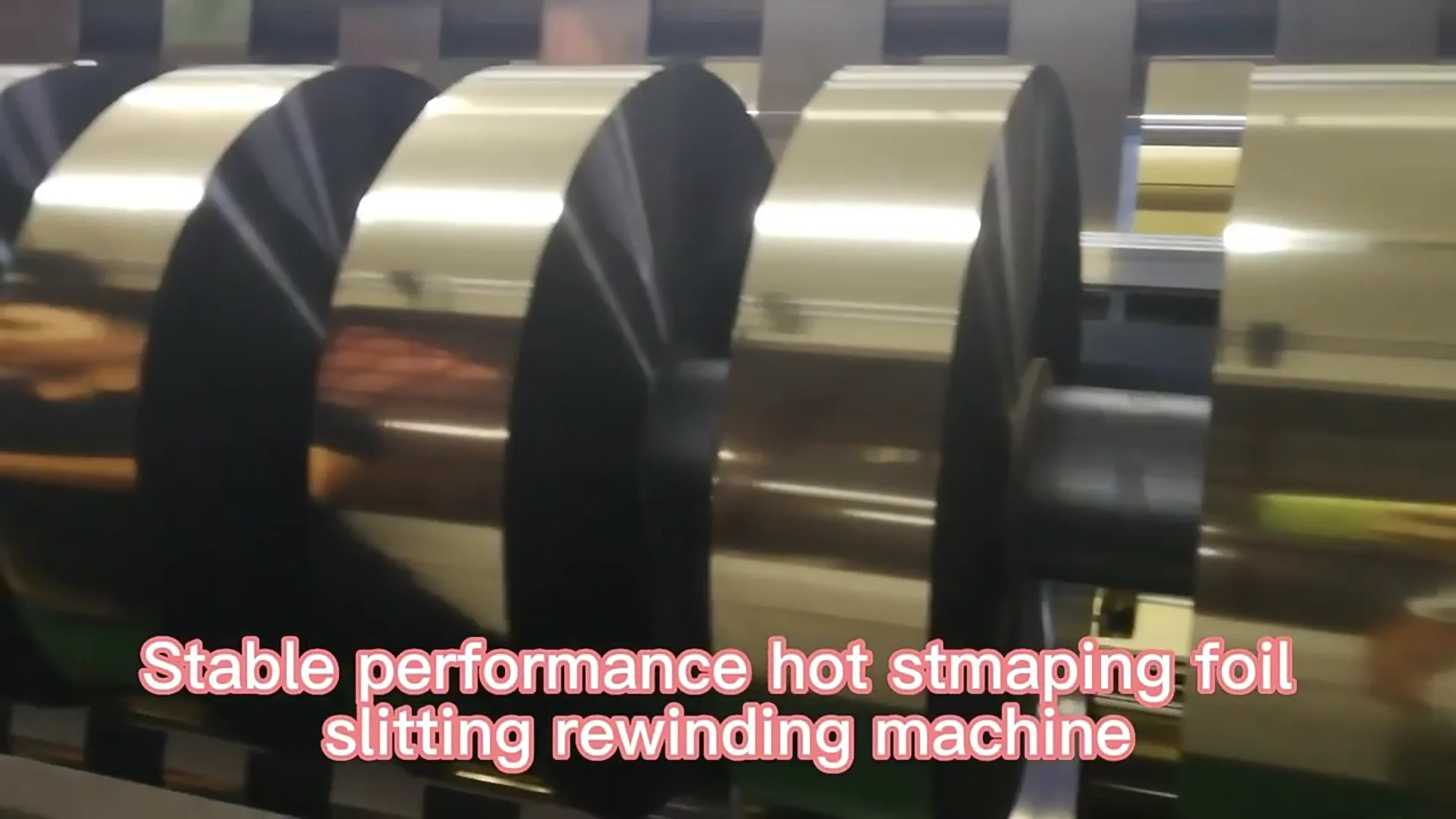 Automatic Computer Control Slitting Machine Regular Pp Gold/ Sliver Hot