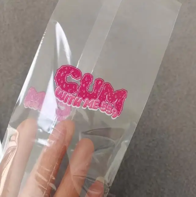 Custom Popsicle Packaging Printed Customized Zip Ice Cream Pop Lolly Packs Candy Bag Disposable Plastic Bags