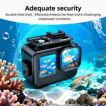 New Metal Waterproof Case for GoPro 13/12/11/10/9 Action Camera Protective Housing Diving Accessories detail image