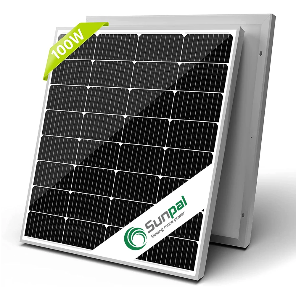 Sunpal Mini Small Solar Panel 12V 18V 50W 100W 120W Custom Monocrystalline Solar Panels for Home