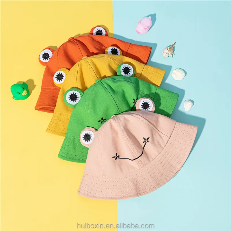 Cappello estivo a secchiello ripiegabile con animali intelligenti gatto
