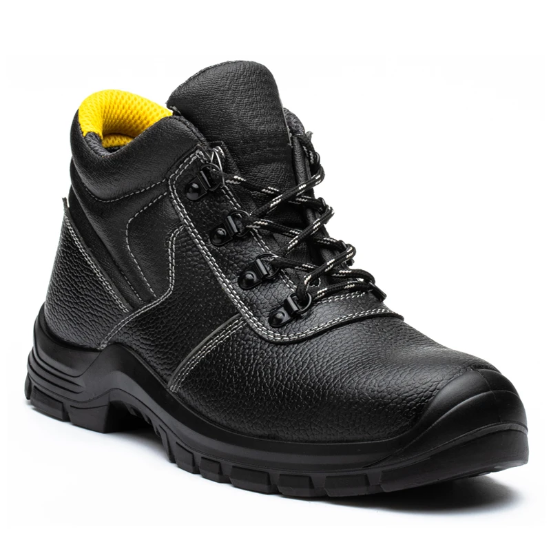Anti-puncture Industrial Work Safety Boots Men Security Boots Leather ...