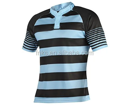 100% Polyester Sublimated All Blacks Colors Striped Rugby Jerseys,Rugby Shirts