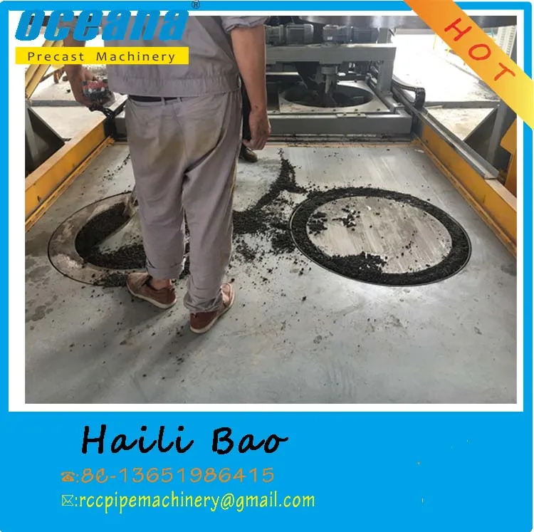 
Двухстанционная Вертикальная вибрационная машина для изготовления бетонных труб по заводской цене 