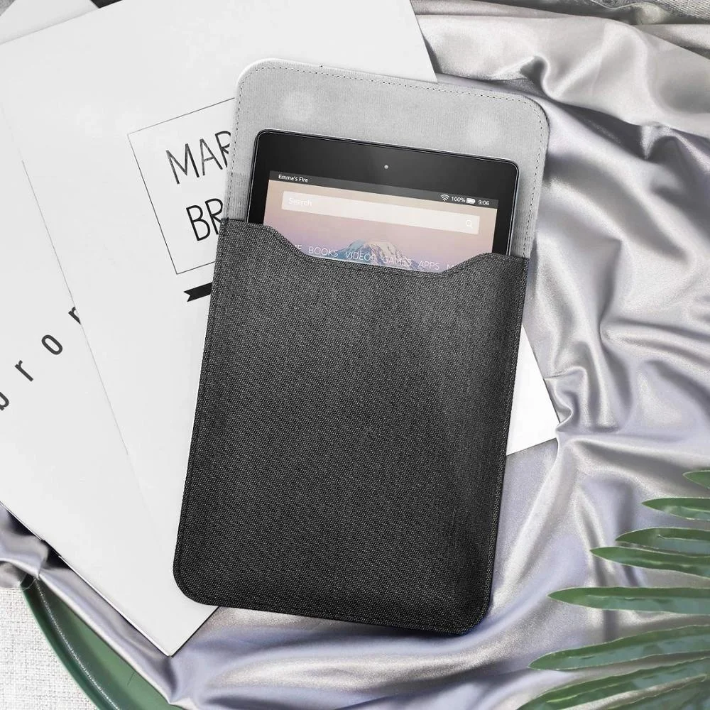 Чехол MoKo из полиэстера с магнитной застежкой, чехол для планшета 7-8 дюймов, чехол для Fire HD 8 2018 / 2017/Fire 7 2017/2019/Kindle