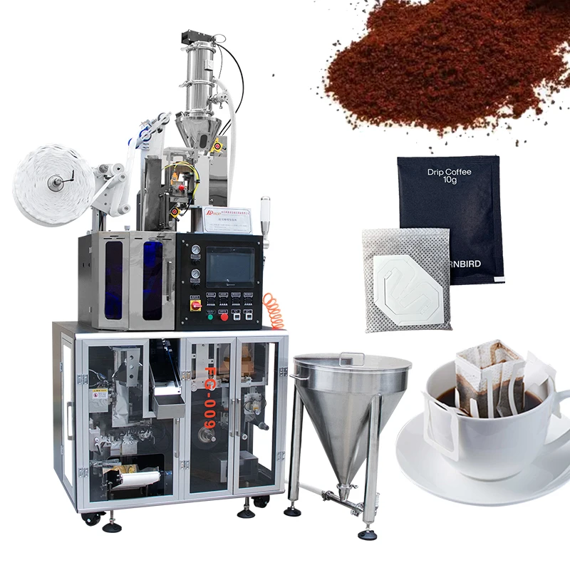 MD-181 Price CE Factory Automatic Ultrasonic Sealing Japan Drip Coffee Powder Single Cold Brew Filter Tea Bag Packing Machine