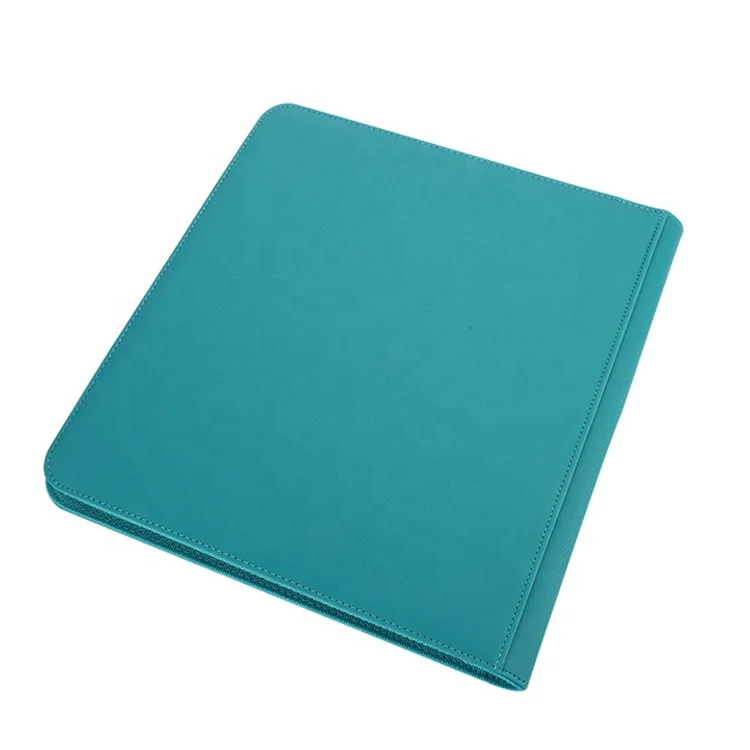 Large Custom Print Protected Zippered Oversized Trading Card Binder 12 Pocket