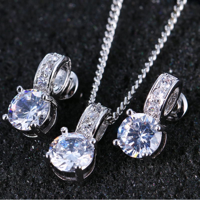 artificial diamond pendant