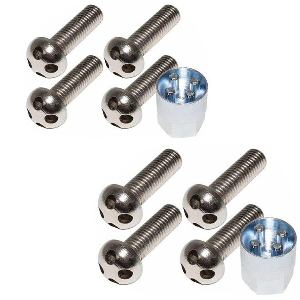 Ve di sicurezza in Acciaio inox Liscio RS PRO, filettatura M4 x 12mm, guida Pin Hex Recess | RS Ve di sicurezza in Acciaio inox Liscio RS PRO, filettatura M4 x 12mm, guida Pin Hex Recess | RS