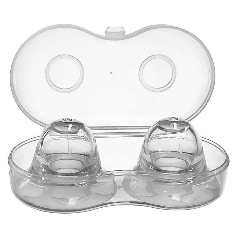 Cartoon Pattern Silicone Nipple Corrector Kit for Inverted Flat and Shy Nipple Piercing for Age Range 0-12 Months Women