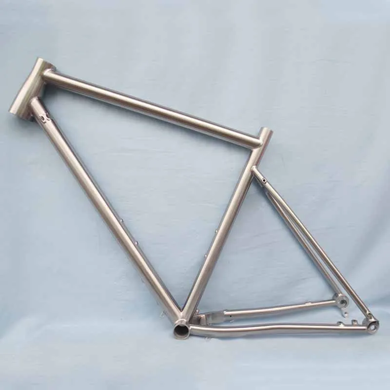 Titanium Alloy Gravel Bike Frame Disc Bicycle Support Customization