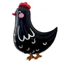 Gallo cartone animato nero