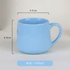 Glossy Blue Apple Cup