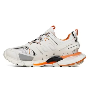 2026 Designer Customized logo Fashion Trend All-match Men's Running Shoes Genuine Leather High Elastic Outdoor Sports Shoes