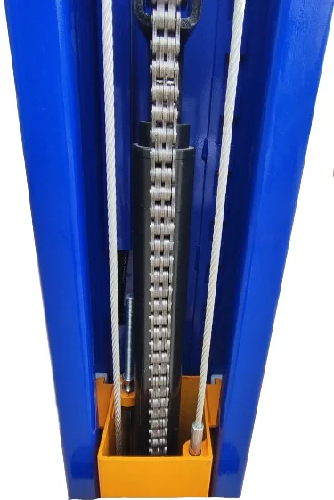 4T Manual Two Side Release Car Lift Two Post Hydraulic Lift Car Hoist Double Cylinder Lift with CE Certification