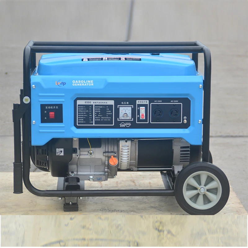 LEITENG 5.5KW Single-Phase Gasoline Generator 420cc Displacement 50Hz/60Hz Frequency 2KW Rated Power 380V Rated Voltage Recoil factory