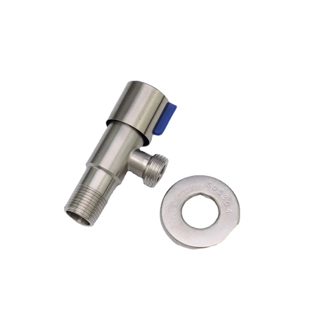 304 triangle valve wash basin toilet inlet valve cold and hot water universal stainless steel angle 