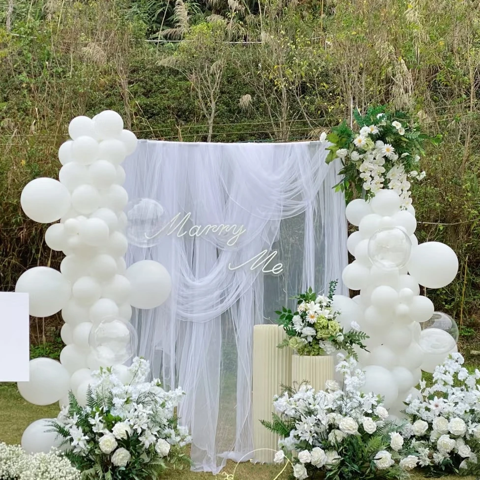 product 36x36m aluminum alloy pipe and drape stand adjustable backdrop stand  birthday wedding party decoration for sale-11