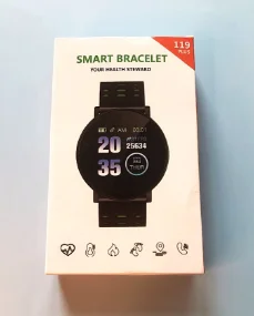 High-definition Touch Screen 119plus Smartwatch Wristband Fitness Heart  Rate Monitor Smart Phone Watch Band for apple