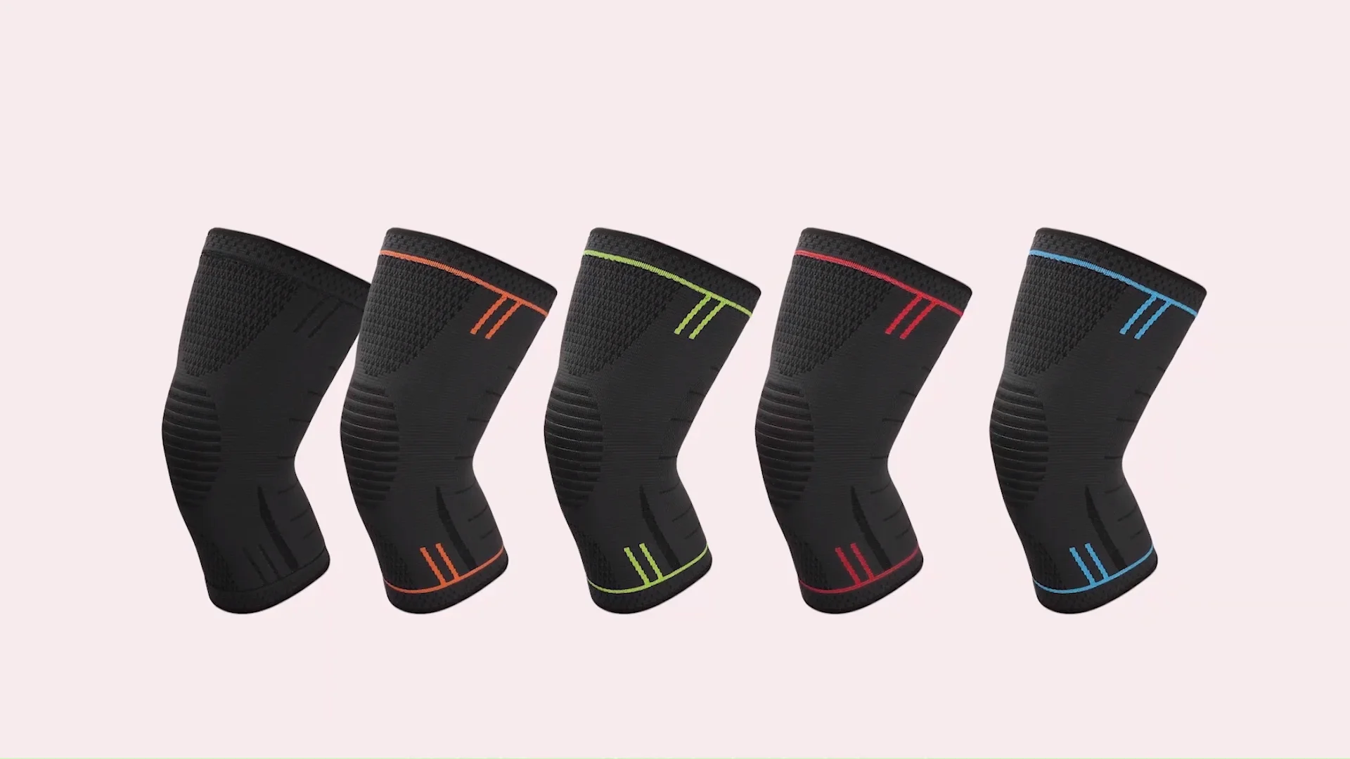 Elastic Knee Support Pressure Bandage Volleyball Long Knee Pad