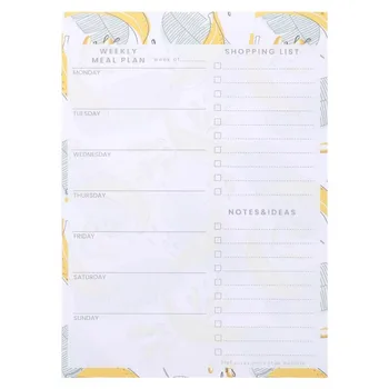 Custom Logo Printed Daily Weekly Memo Pad Planner To Do List Notepads