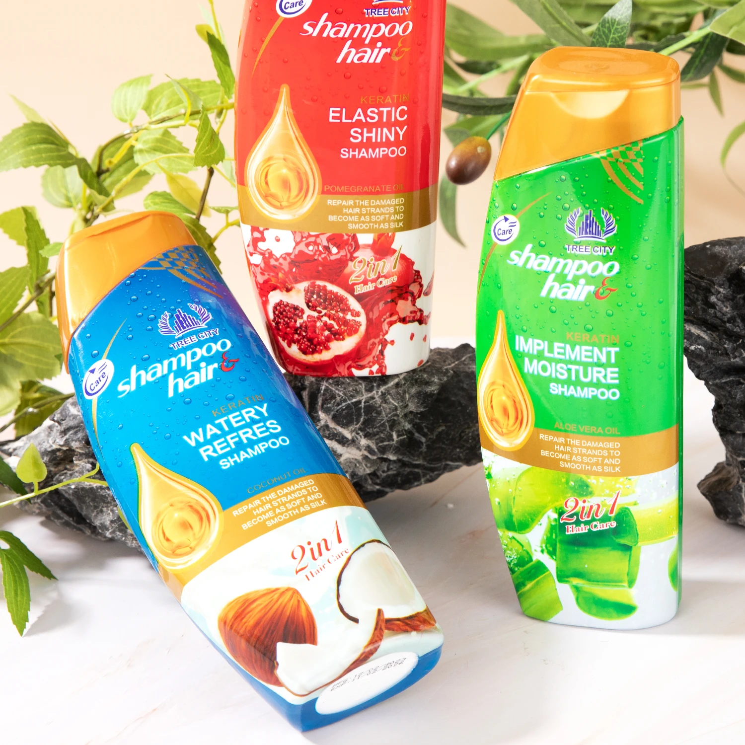 Private Label Wholesale Repair The Damaged Hair 2 In 1hair Care