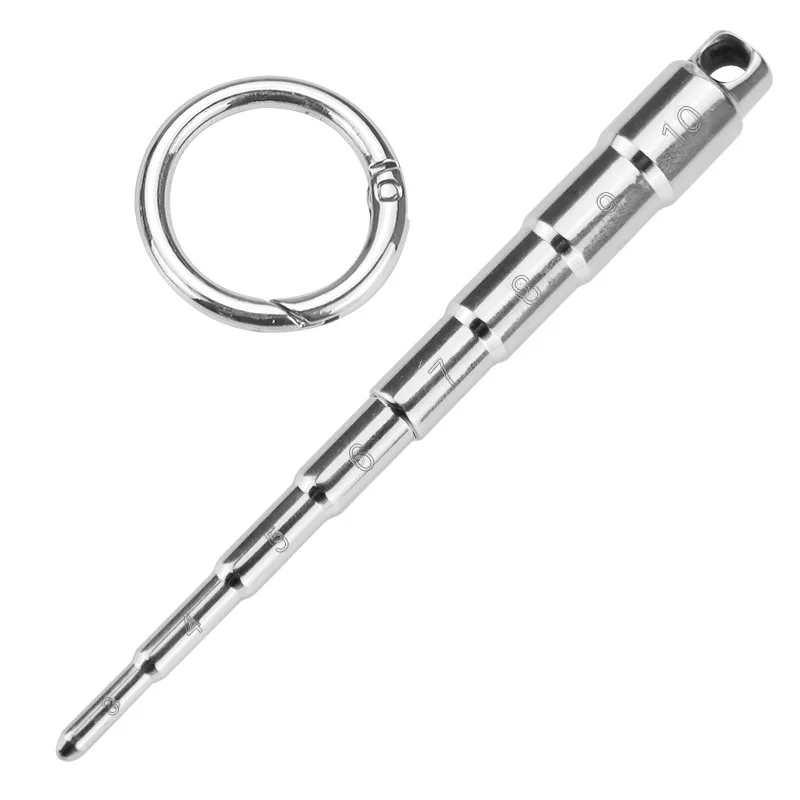 Stainless Steel Male Urethral Sound Urethral Dilator Rod Male Stimulator Masturbator Adult Product