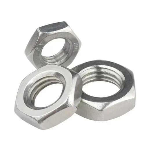 304 Stainless Steel Flat Thin Hexagonal Nut Locking Screw Cap Nuts Product Type