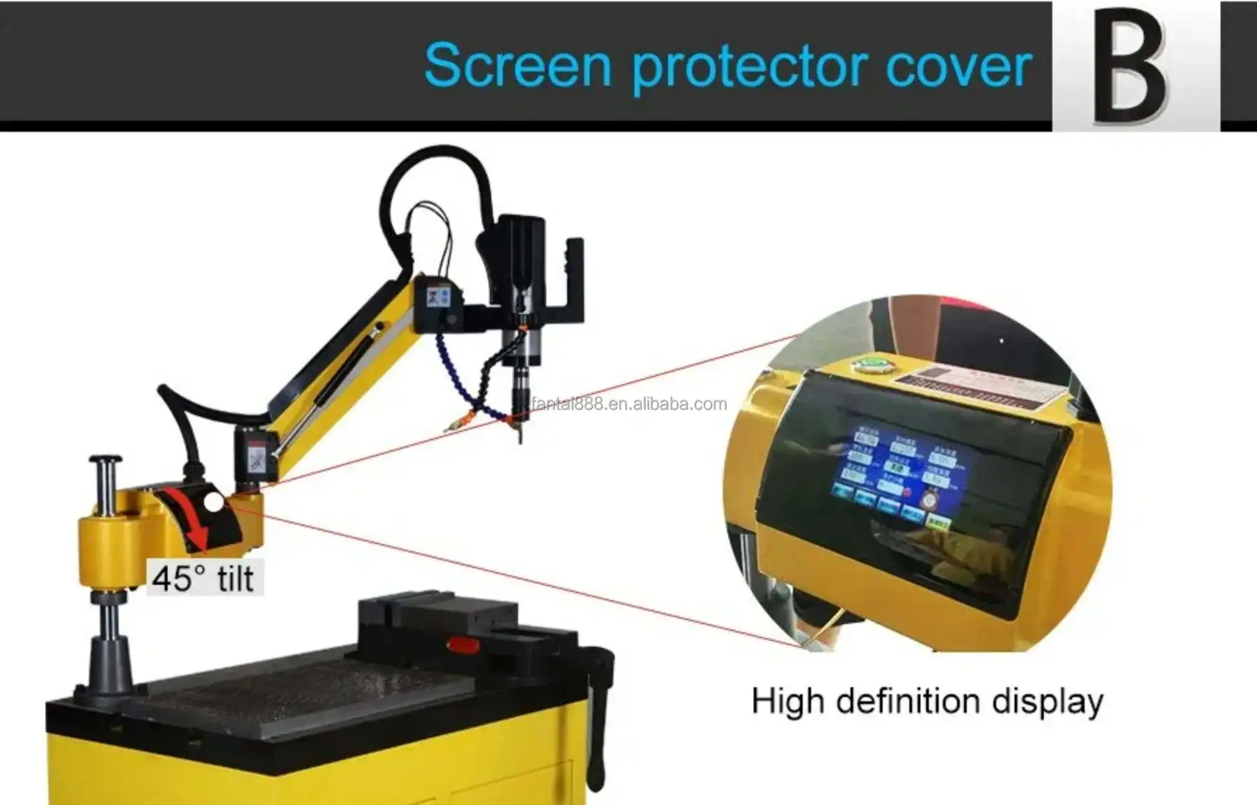 Auto Thread Tapper M16 Servo Motor Tapper Thread Tapping Machine Automatic Oiling and Air ...