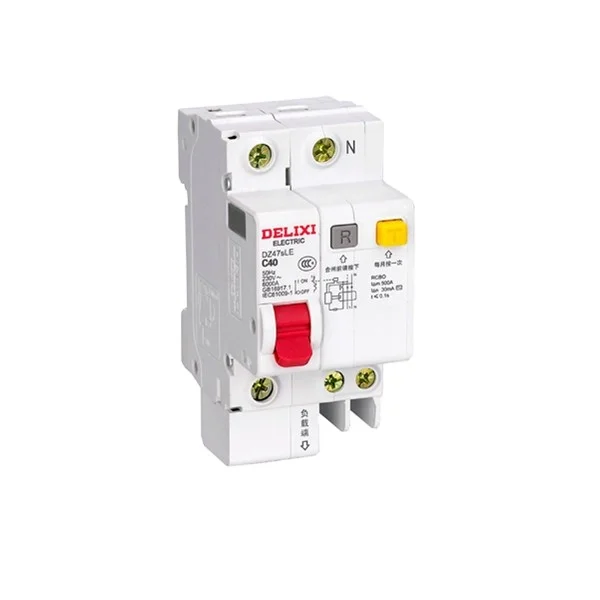 High Quality Delixi Rcbo Dz47sle 32ma Rcd Circuit Breaker - Buy Rcd ...