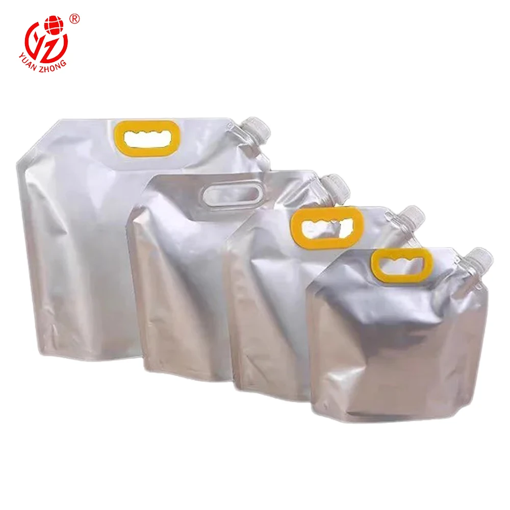 Custom Printed Liquid Packaging Stand-Up Drink Pouch Children's Food Jelly Juice Spout Bag Durable Plastic Spout Bag Squeeze
