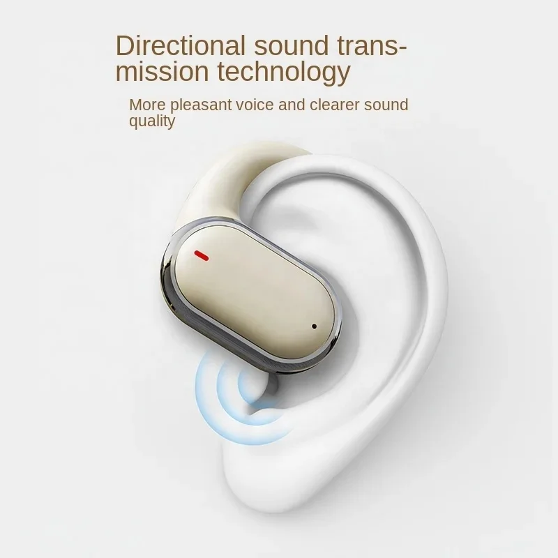 X93 Power Display Stereo Wireless in Ear Hanging Headphone ENC Noise Reduction Earhook Earphones Headphones with Touch Display