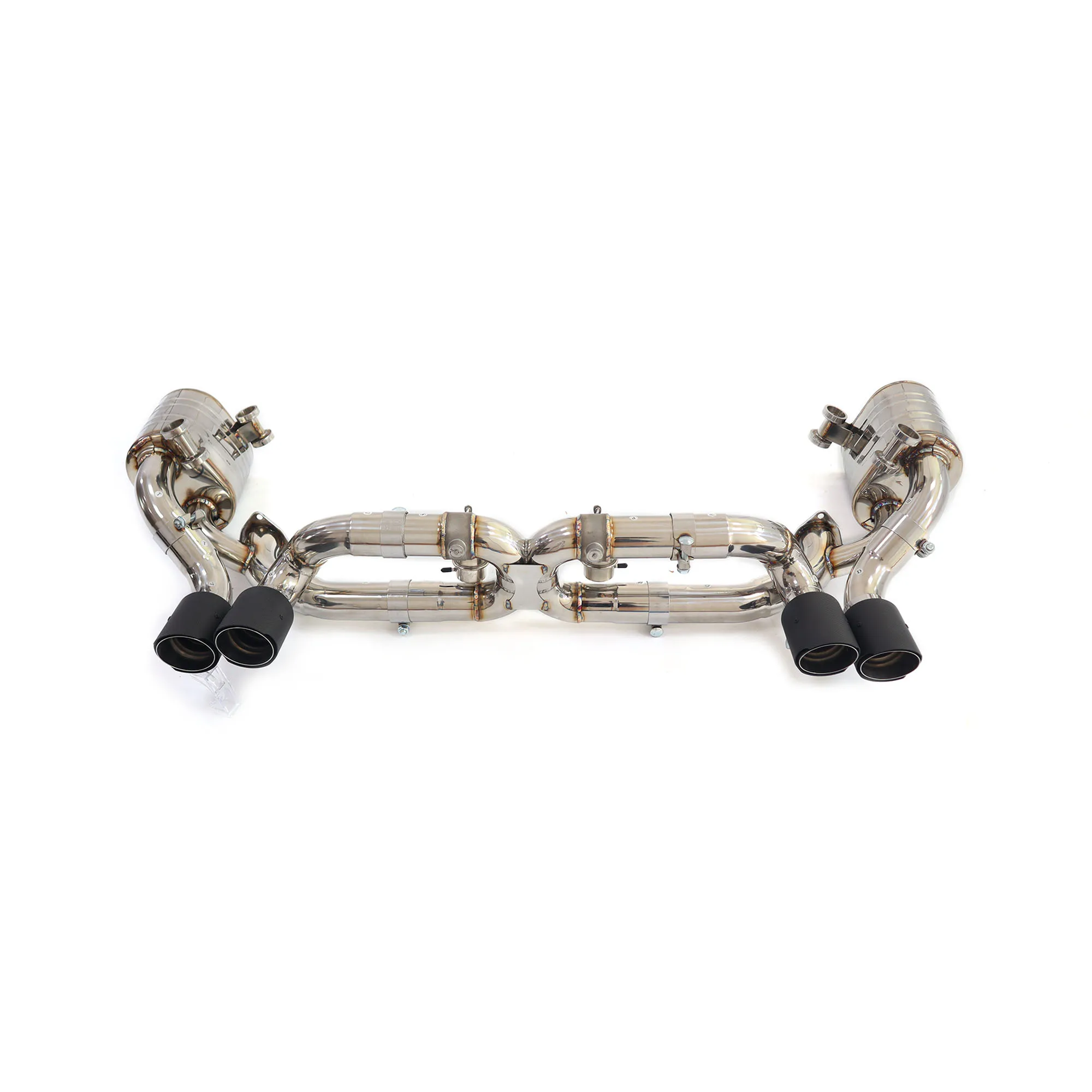 Ing Performance Exhaust For Porsche 991 997.2 2009-2010 Stainless Steel Catback With Pneumatic